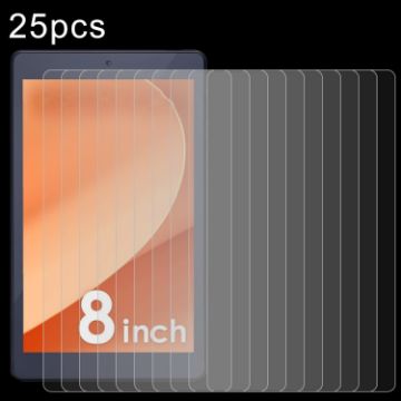 LUCA TE084 M4V1-B 8.0 Tablet Glass Film 25pcs 0.3mm 9H Tempered - 1