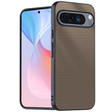 Google Pixel 10/10 Pro Ultra-thin Carbon Fiber Texture Phone Case Gold - 1