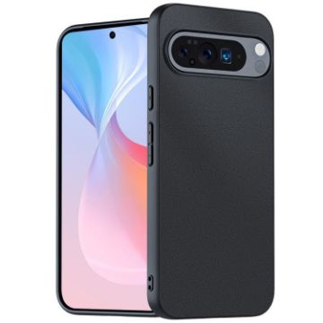 Google Pixel 10/10 Pro Ultra-thin Black Leather Phone Case - 1
