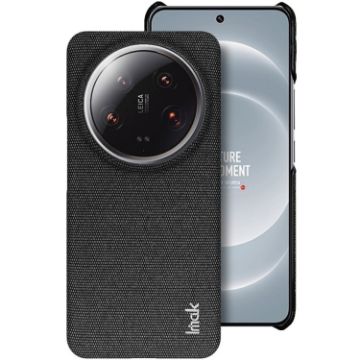 Xiaomi 14 Ultra 5G imak Ruiyi Cloth Texture PU + PC Case Black - 1