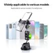 33cm Single Suction Cup Pea Clamp Arm with Elastic Phone Holder - 5