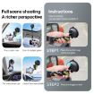 33cm Single Suction Cup Pea Clamp Arm with Metal Phone Holder - 9