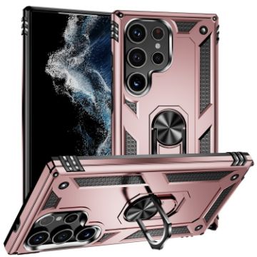 Samsung Galaxy S24 Ultra 5G Shockproof TPU + PC Case Rose Gold - 1
