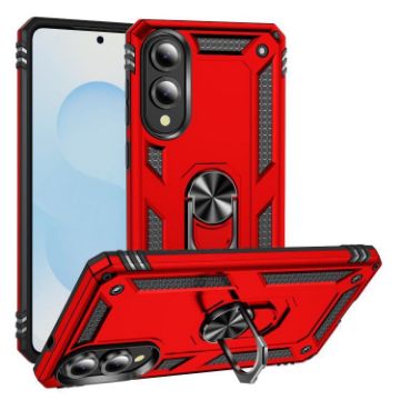 Samsung Galaxy S25 Edge 5G Shockproof Red TPU + PC Phone Case - 1