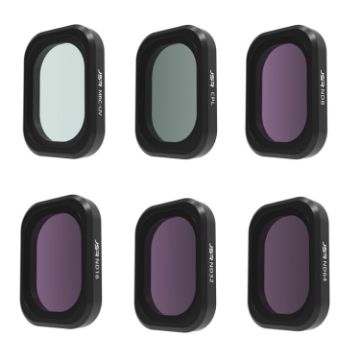 DJI OSMO Pocket 3 JSR CB Series Camera Lens Filter 6-in-1 UV CPL ND8-64 - 1