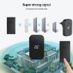 Wireless Doorbell with Temperature Display & Elderly Pager, EU Plug, Black - 7