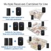 Wireless Doorbell with Temperature Display & Elderly Pager, UK Plug, Black - 9