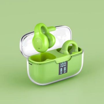 G91 Green Ear Clip Bone Conduction TWS Noise Reduction Bluetooth Earphone - 1