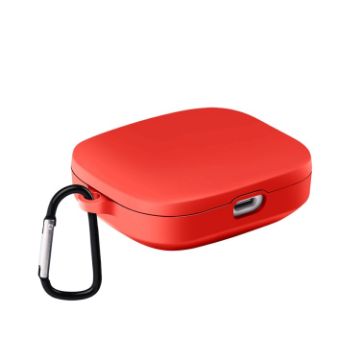 Xiaomi Redmi Buds 5 Shockproof TPU Case with Hook - Red Earphone Cover - 1