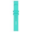 22mm Teal Silicone Watch Band - Universal Solid Color Reverse Buckle - 2