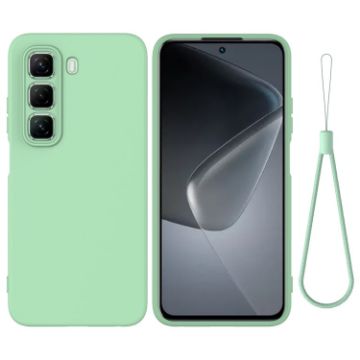 Infinix Hot 50 Pro 4G Green Liquid Silicone Dropproof Phone Case - 1