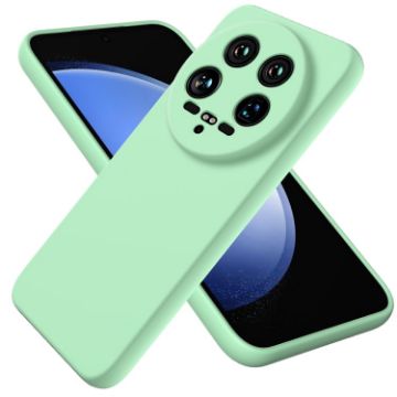 Xiaomi 14 Ultra Green Liquid Silicone Dropproof Full Coverage Case - 1