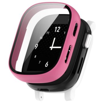 Xplora X6 Children PC Watch Case + Tempered Film, Rose Red Protective Cover - 1