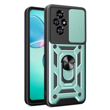 For Honor 200 Green Sliding Camera Cover TPU+PC Phone Case - 1