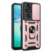 For Honor 200 Pro Rose Gold Sliding Camera Cover TPU+PC Phone Case - 1