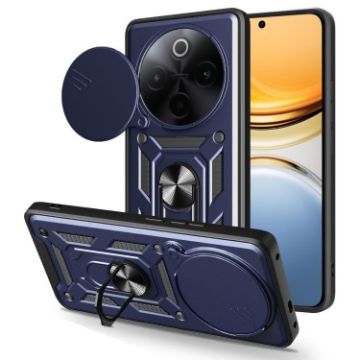Vivo Y300 Pro Global Case Blue - Sliding Camera Cover TPU+PC Design - 1
