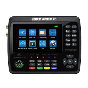 iBRAVEBOX V10 Finder Pro 4.3" Display Satellite Meter DVB-S/S2/S2X/T2/C - 1