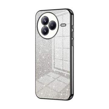 Xiaomi Civi 5 Pro Black Gradient Glitter Powder Phone Case - 1