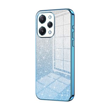 Xiaomi Redmi 12/Note 12R Gradient Glitter Electroplated Case Blue - 1