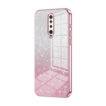 Xiaomi Redmi K30/K30 5G Pink Gradient Glitter Electroplated Case - 1