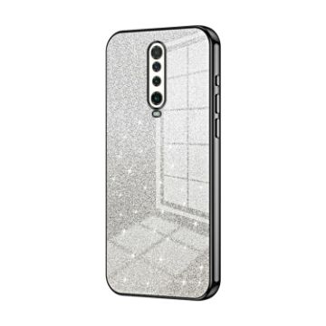 Xiaomi Redmi K30/K30 5G Glitter Gradient Electroplated Case (Black) - 1