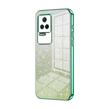 Xiaomi Redmi K50/K50 Pro Glitter Gradient Green Phone Case - 1