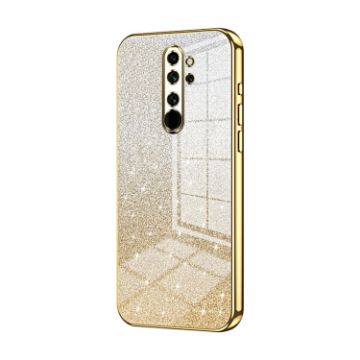 Xiaomi Redmi Note 8 Pro Gold Glitter Gradient Phone Case - 1