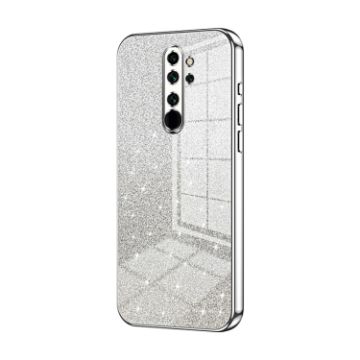 Xiaomi Redmi Note 8 Pro Silver Gradient Glitter Electroplated Case - 1