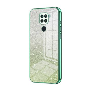 Xiaomi Redmi Note 9/10X 4G Green Gradient Glitter Phone Case - 1