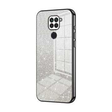 Xiaomi Redmi Note 9/10X 4G Glitter Gradient Phone Case Black - 1