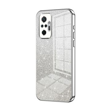 Xiaomi Redmi Note 10 Pro/Max Silver Glitter Gradient Phone Case - 1