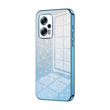 Xiaomi Redmi Note 11T Pro/Poco X4 GT Glitter Phone Case Blue - 1