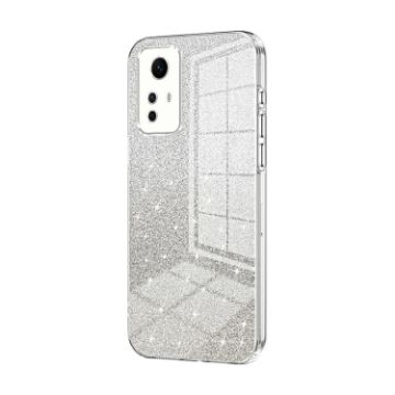 Xiaomi Redmi Note 12S Glitter Gradient Electroplated Case (Transparent) - 1