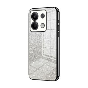 Xiaomi Redmi Note 13 5G Glitter Gradient Electroplated Case Black - 1