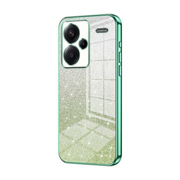Xiaomi Redmi Note 13 Pro+ Green Glitter Gradient Phone Case - 1