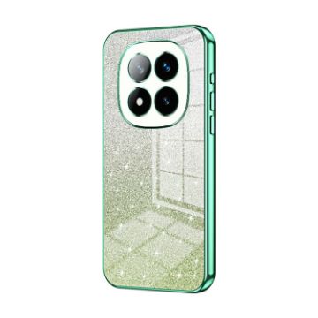 Redmi Note 14 Pro+ 5G Green Glitter Gradient Electroplated Case - 1