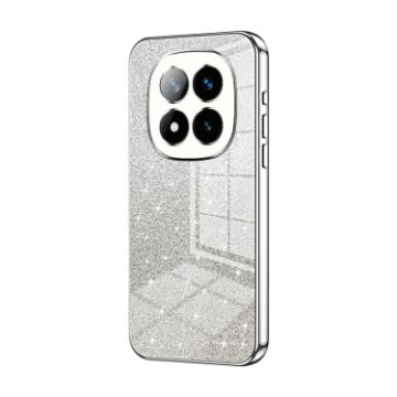 Redmi Note 14 Pro+ 5G Silver Glitter Gradient Phone Case - 1