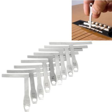 9 in 1 Guitar Ruler: Neck, Fingerboard, Frets, String Yard Caliper - 1
