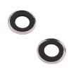 iPhone 15/15 Plus Silver 9H Camera Lens Protector Ring - 3