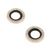 iPhone 15/15 Plus Gold 9H Camera Lens Protector Ring - 2