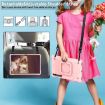 Samsung Galaxy Tab S9 FE+/S9+ Rose Gold Handle Robot Silicone Case - 8