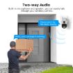 QX86 Motion Tracking Night Vision Smart Camera with Voice Intercom, US Plug - 8