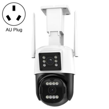 QX103 AI Alarm WiFi Dome Dual IP Camera - Humanoid Recognition (AU Plug) - 1