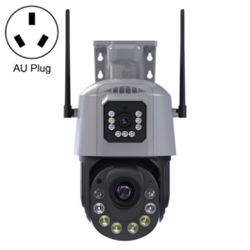 QX109 Dual Lens Smart HD Dome WiFi Camera - AU Plug - 1