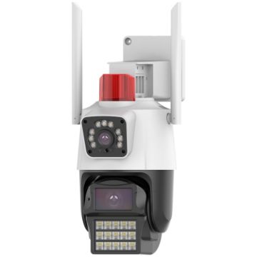 QX87 4MP WiFi Dual Camera with Two-way Intercom & Humanoid Detection - 1
