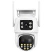 QX104 3MP WiFi Triple Camera with Face Recognition & AI Alarm (EU Plug) - 2