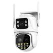 QX104 3MP WiFi Triple Camera with Face Recognition & AI Alarm (UK Plug) - 1