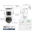 QX104 3MP WiFi Triple Camera with Face Recognition & AI Alarm (UK Plug) - 5