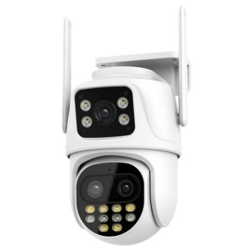 QX104 3MP WiFi Triple Camera with Face Recognition & AI Alarm (AU Plug) - 1