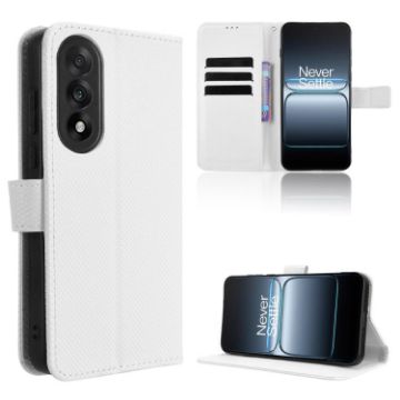 OnePlus Ace 5 Ultra 5G White Diamond Texture Leather Phone Case - 1